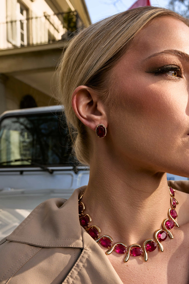 Set Earrings + Necklace